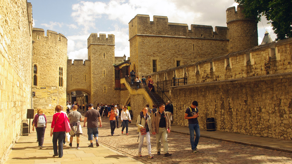 Inside the Entrance of the Tower of London